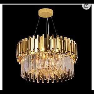 MEEROSEE Modern Crystal Chandelier Lighting